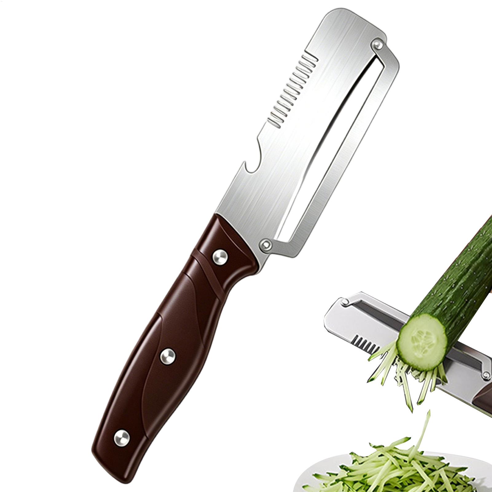 Meal Prep Veggie - 野菜ピーラー キュウリの皮むき・細断用 キッチン野菜ピーラー 家庭料理人、親、シェフ、寮、休日の食事準備、毎日の使用に