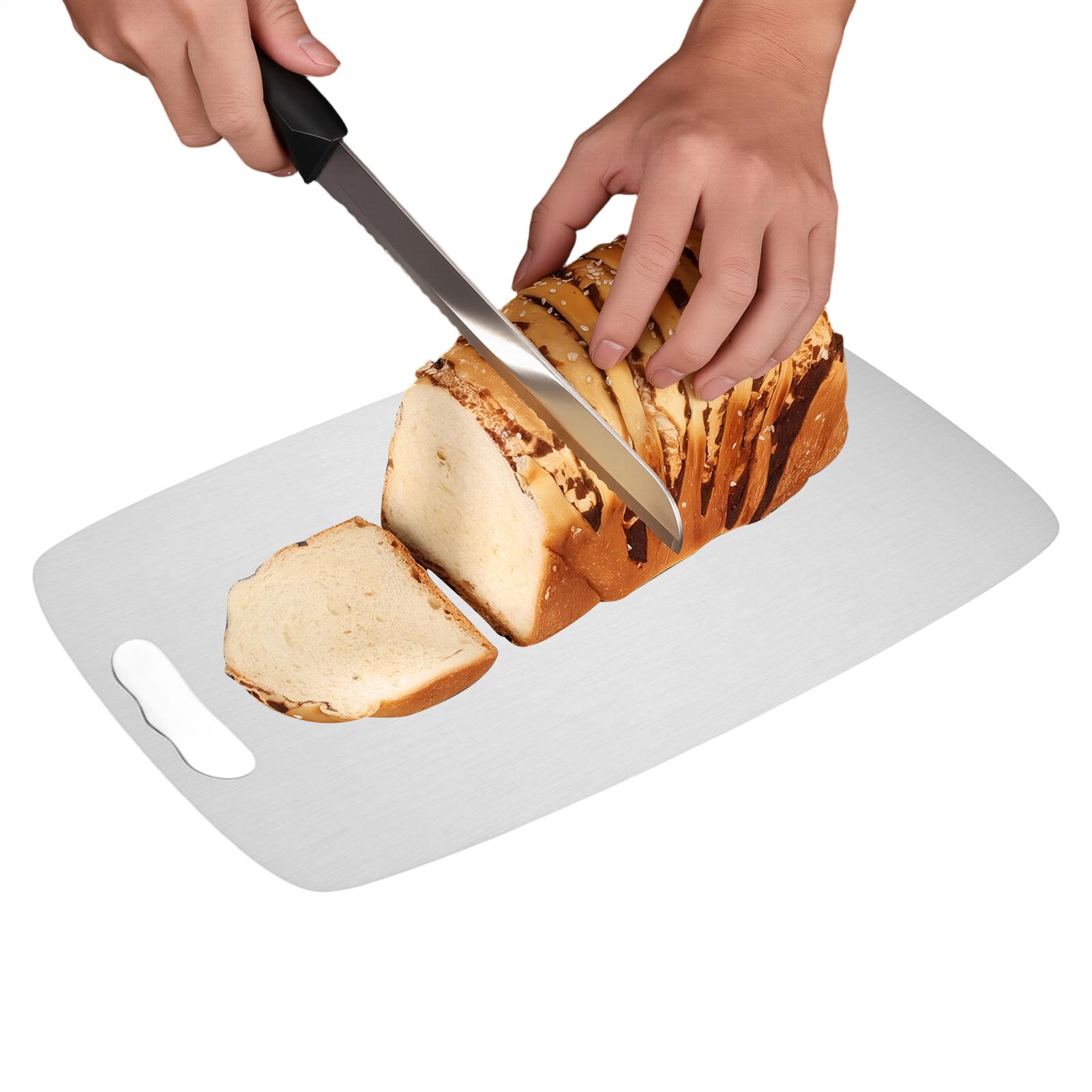 Meal Prep With Chicken - 厚さ1.2mmのステンレス製まな板、両面ステンレス製カッティングボード、食事の準備や鶏肉の加工に便利なキッチンツール