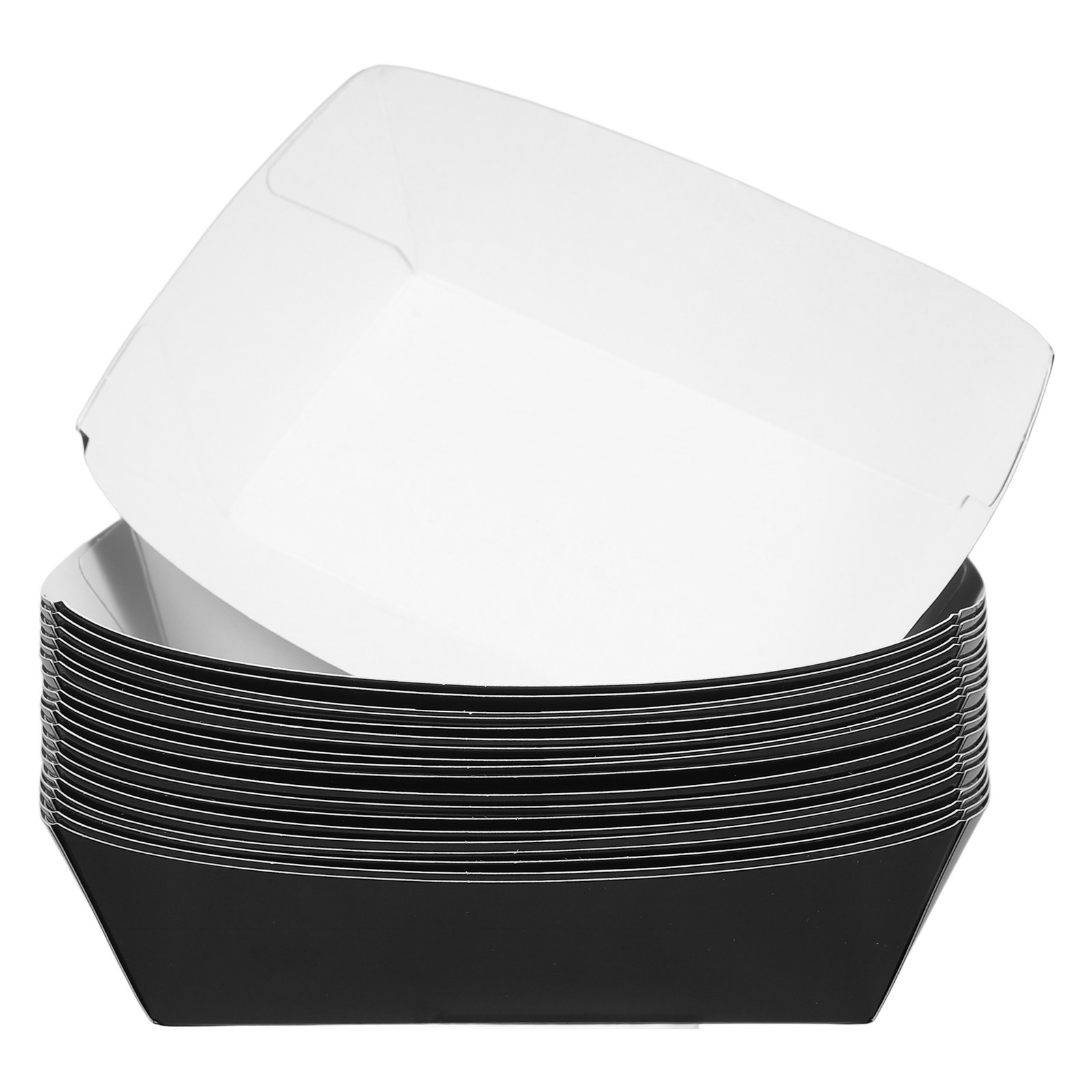 Meal Prep With Chicken - 20個入りクラフト紙製オープン型ホットドッグボックス 使い捨て食品容器 漏れ防止 軽量 チキンウィングやBBQの食事準備に最適