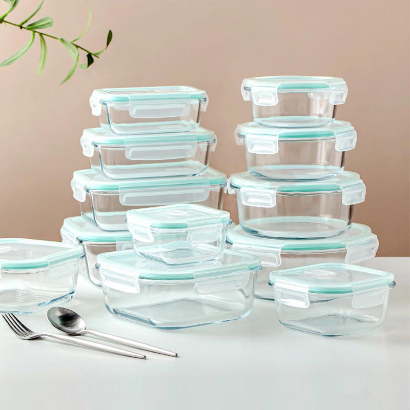 Meal Prep Kits - ホウケイ酸ガラス弁当箱,電子レンジ,ベビートボウル,密閉型ピクニックボックス,オフィスワーカー,養蜂ボックス