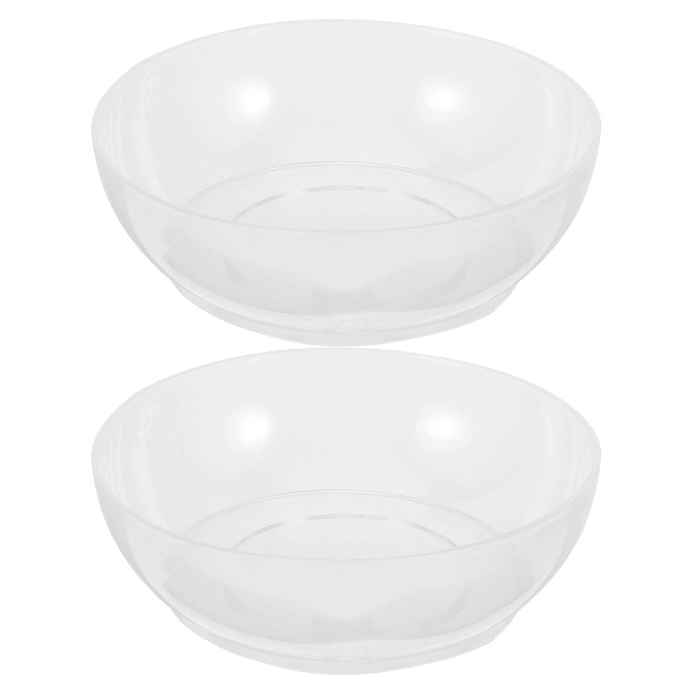 Portion Scale Digital - 2個入りデジタルスケールパン 600ml 透明プラスチック計量ボウル 高精度計測ツール 食品の計量、ベーキング、料理用