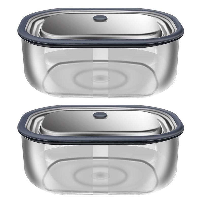 Glass Container Set - ホウケイ酸ガラス弁当箱,電子レンジ加熱,食品保存用のランチボックス,蓋付きの密閉型