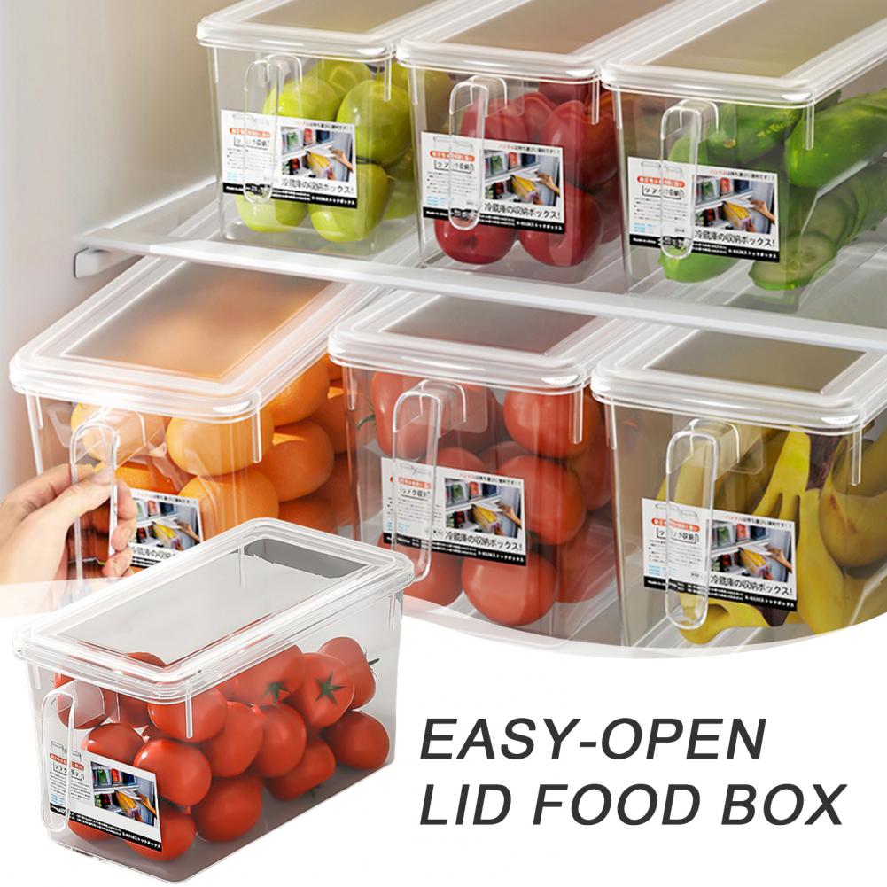 蓋付きの冷蔵庫用収納ボックス、積み重ね可能な食品容器、果物、 - Meal Prep Veggie のレビューと価格