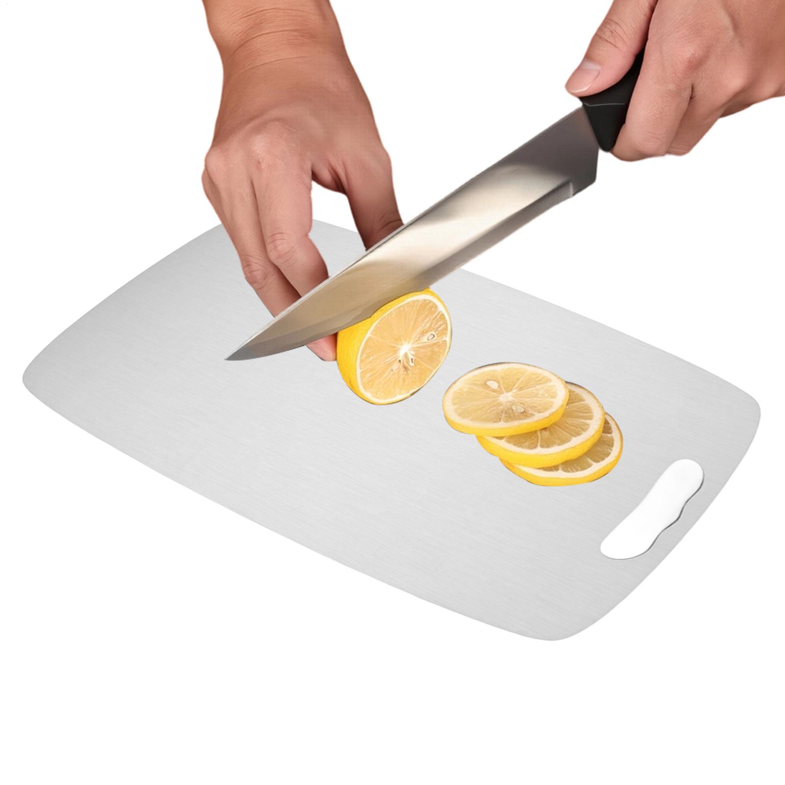 厚さ1.2mmのステンレス製まな板、両面ステンレス製カッティ - Meal Prep With Chicken のレビューと価格