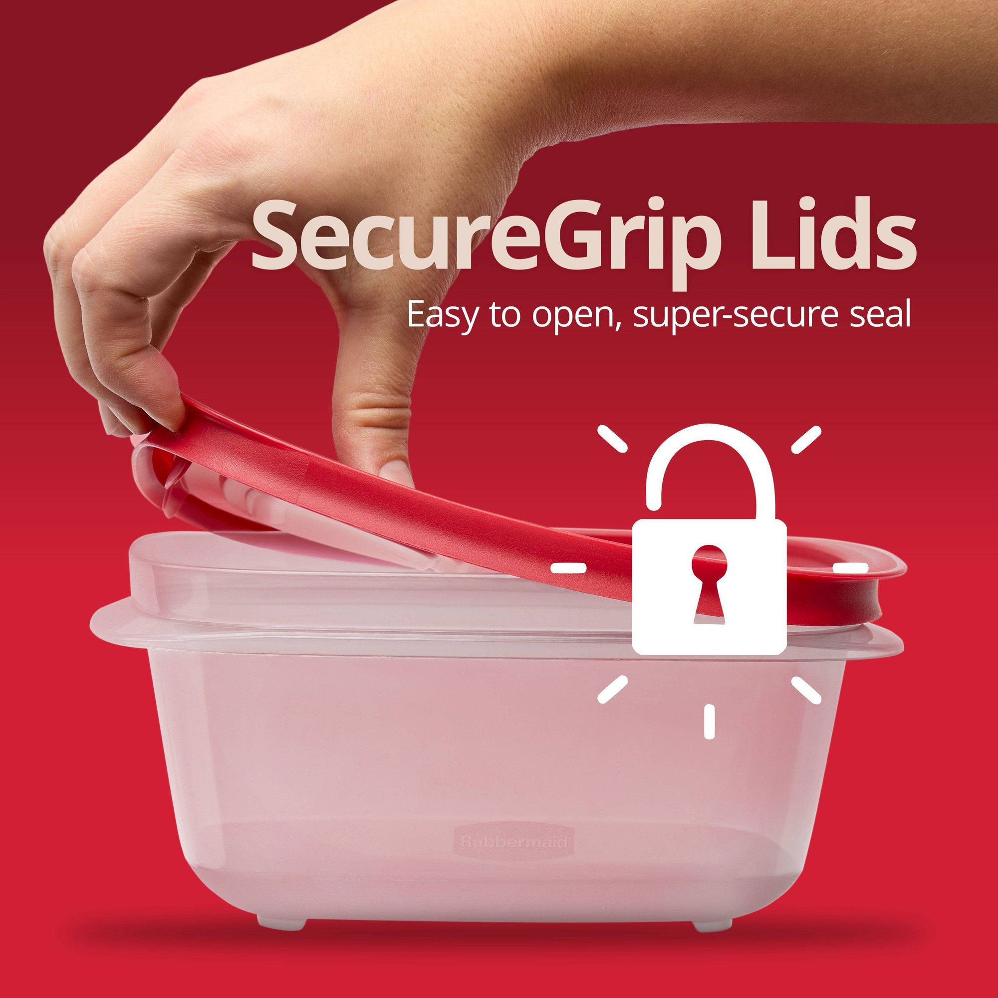 赤い長方形の食品保存容器、キッチンでの食事の準備に便利な蓋付 - Meal Prep Containers のレビューと価格