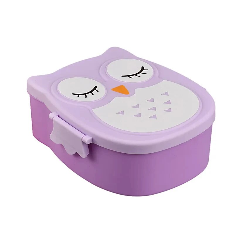 1Pc フクロウ型弁当箱コンパートメント付きランチ食品容器蓋 - Meal Prep Kits のレビューと価格