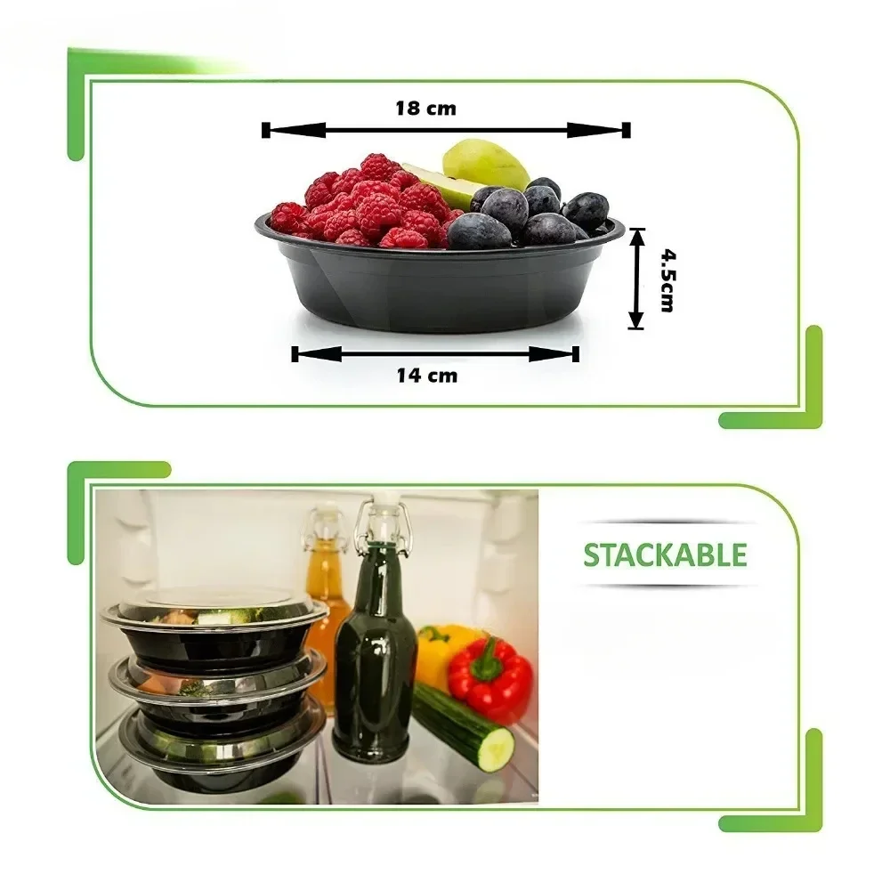 ふた付きプラスチック製食品容器,食品調理容器,ポータブル弁当 - Meal Prep Kits のレビューと価格
