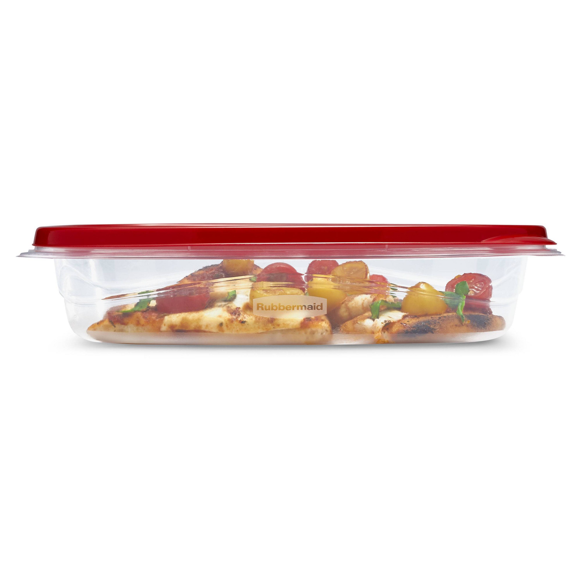 赤い長方形の食品保存容器3個（蓋付き）、4カップ用の再利用可 - Meal Prep Containers のレビューと価格