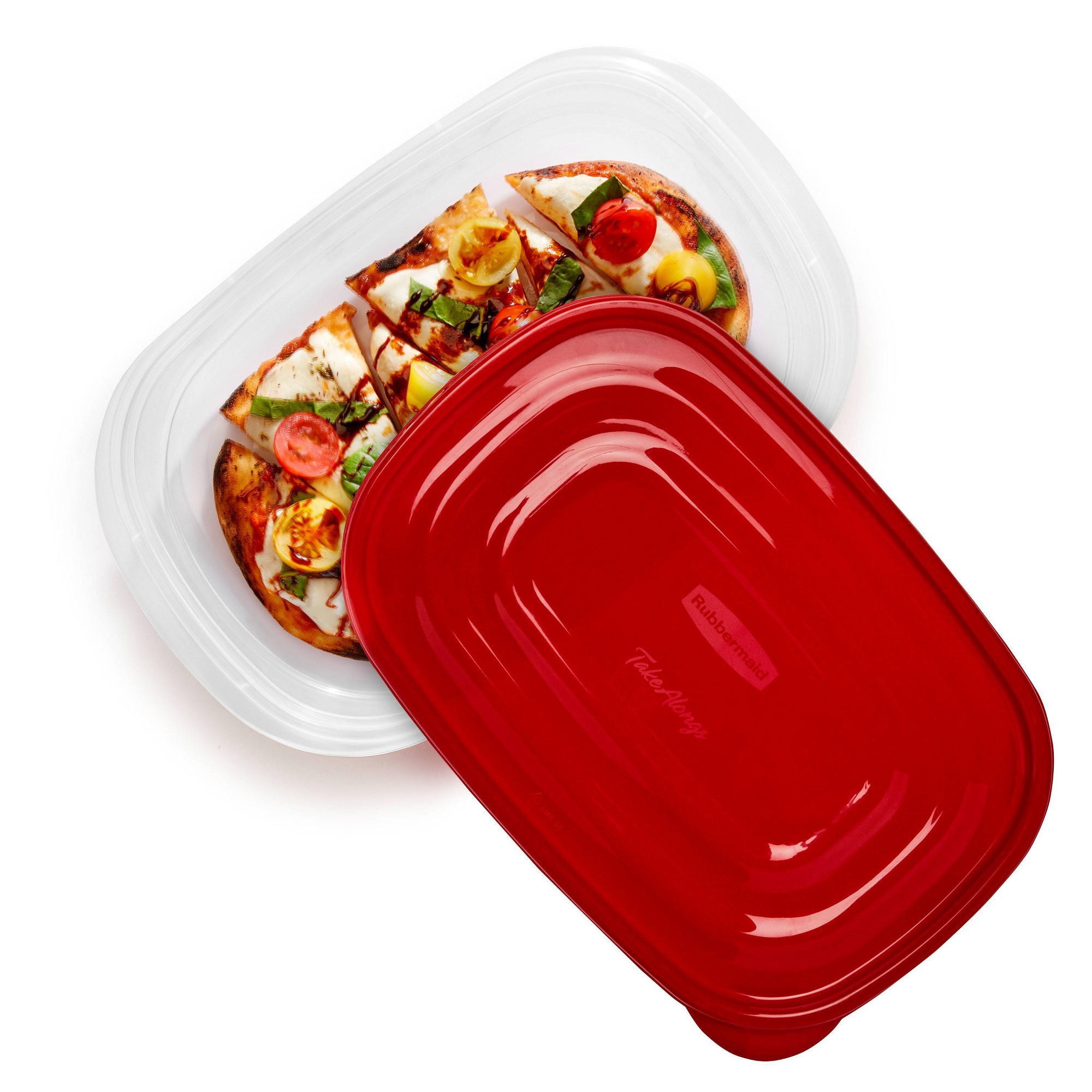 赤い長方形の食品保存容器3個（蓋付き）、4カップ用の再利用可 - Meal Prep Containers のレビューと価格