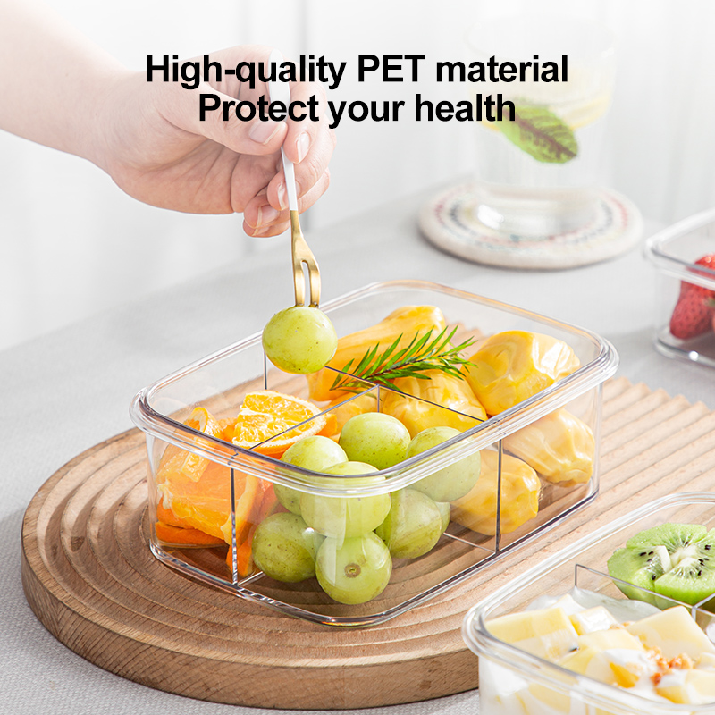 密閉型食品保存容器,サラダ弁当箱,透明,持ち運び可能,学校, - Meal Prep Kits のレビューと価格