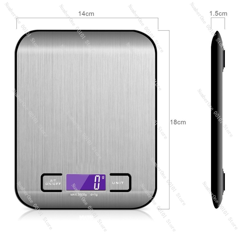 充電式ステンレス製デジタルキッチンスケール 5kg 家庭用食 - Portion Scale Digital のレビューと価格