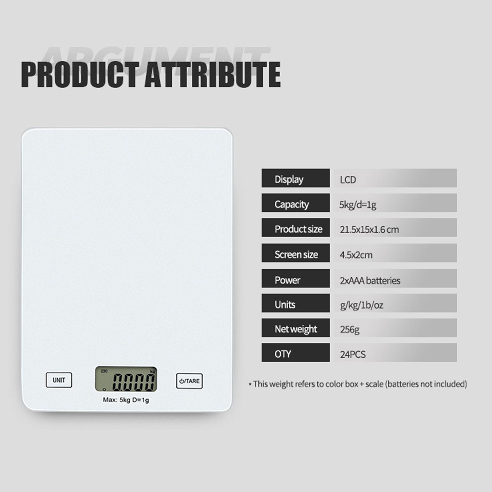 デジタルフードスケールデジタル測定ツール1g精密目盛りLCD - Portion Scale Digital のレビューと価格