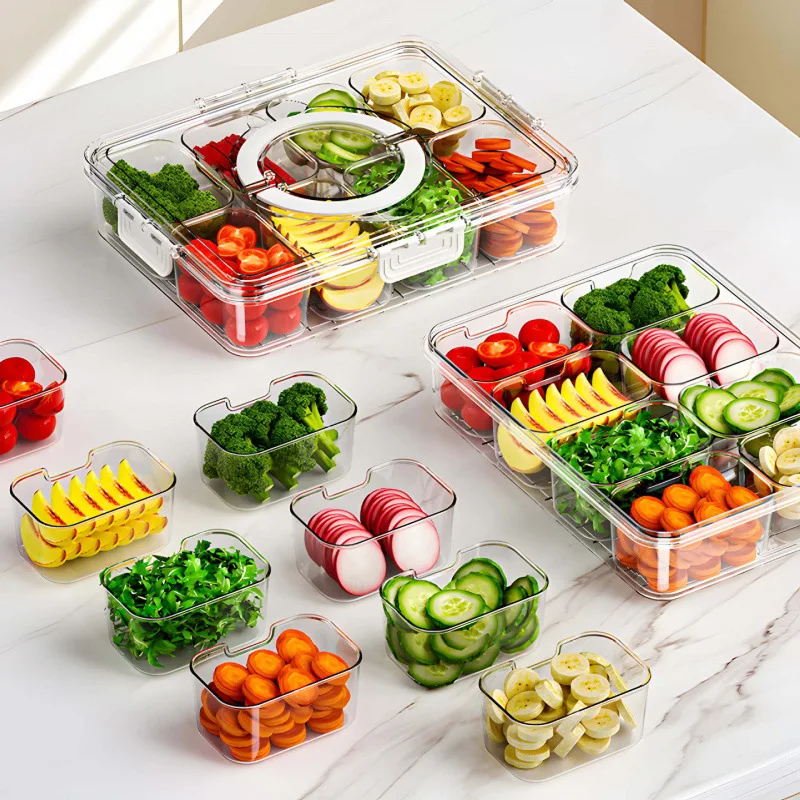 多区画食品保存容器、果物や野菜を整理整頓、食事の準備や冷蔵庫 - Meal Prep Veggie のレビューと価格