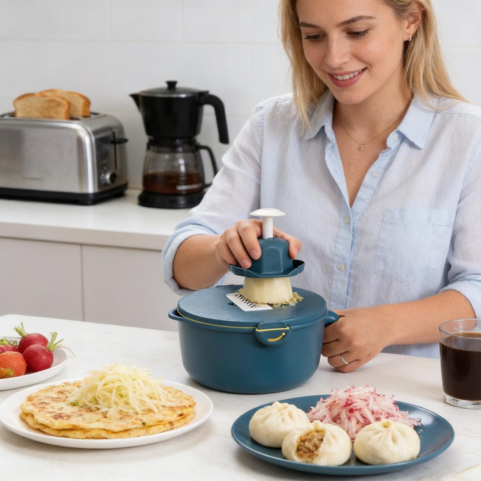 野菜スライサー キッチンシュレッダーツール 容器付き 家庭料 - Meal Prep Veggie のレビューと価格