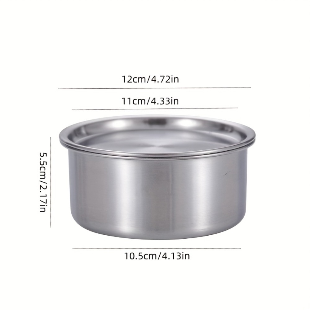304ステンレス鋼製蓋付きラメキン、蒸し卵、ベビーフードボウ - Meal Prep Containers のレビューと価格