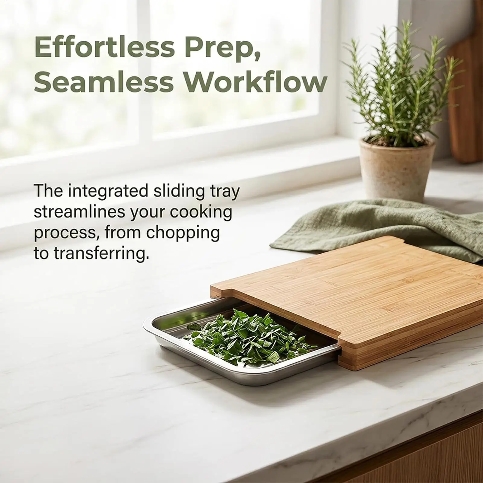 木製カッティングボード 滑り止め付き 食品準備用チョッピング - Meal Prep Veggie のレビューと価格