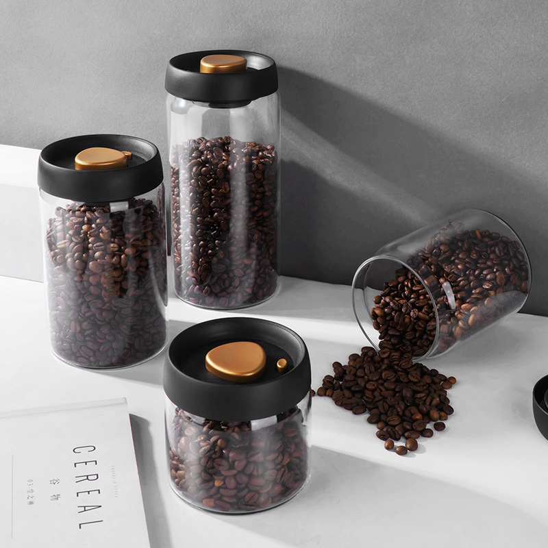 PARACITY 真空密閉タンクコーヒー豆ガラス密閉瓶家庭用 - Glass Container Set のレビューと価格