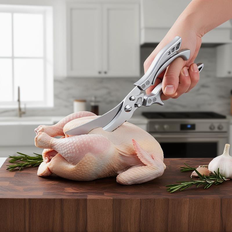 高性能ステンレス製キッチンバサミ、鶏の骨切りや食事の準備に最 - Meal Prep With Chicken のレビューと価格