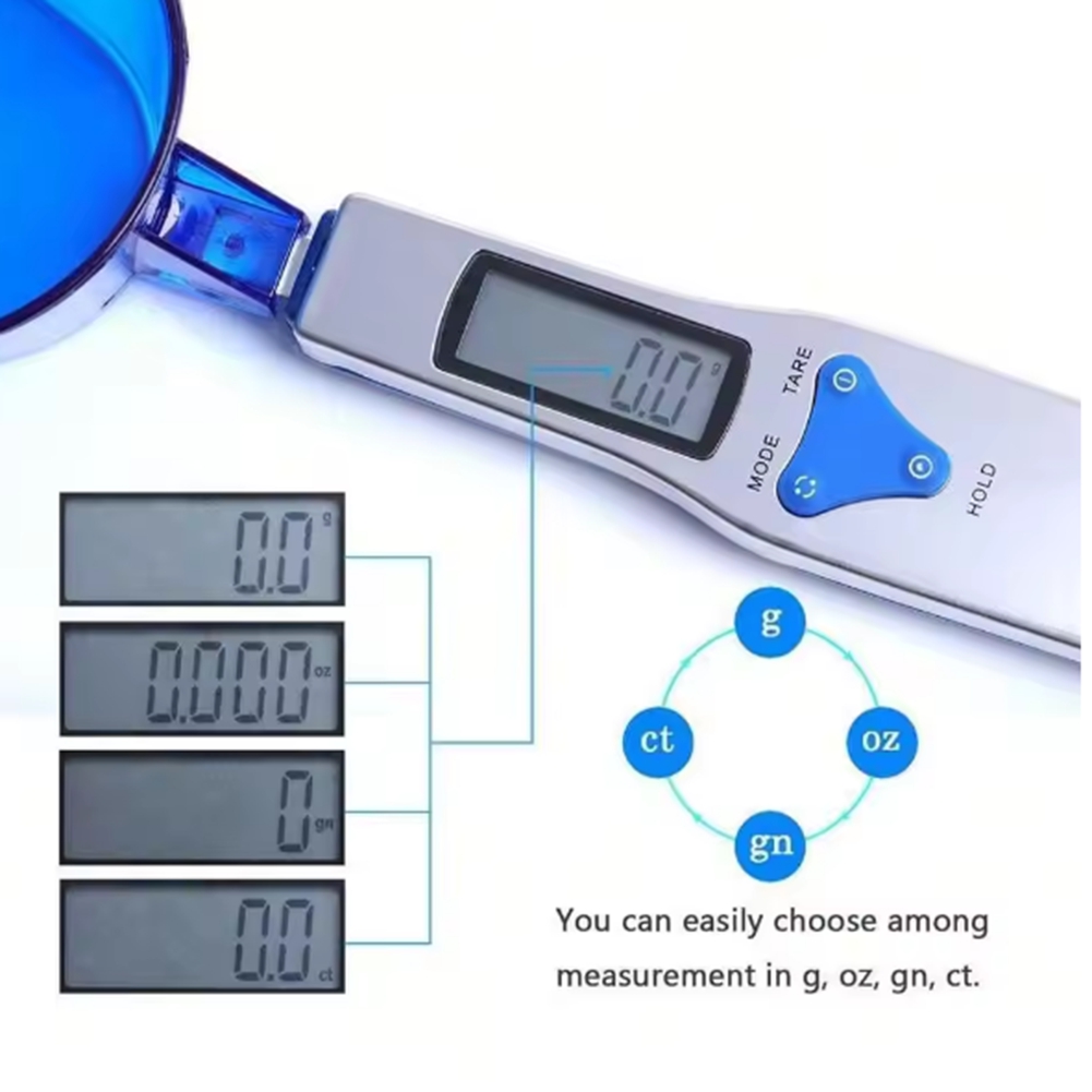 A98G-電子デジタルキッチンスケール、3つの計量スプーン付 - Portion Scale Digital のレビューと価格