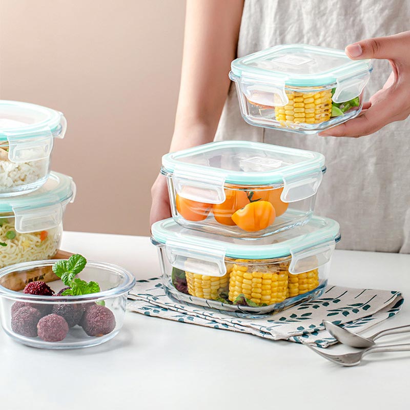 ホウケイ酸ガラス弁当箱,電子レンジ,ベビートボウル,密閉型ピ - Meal Prep Kits のレビューと価格