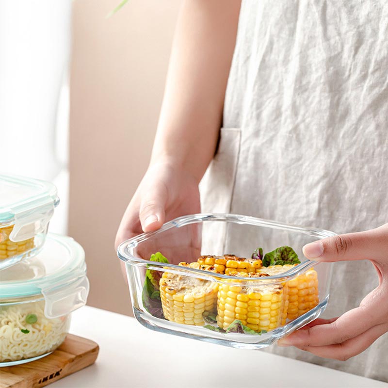 ホウケイ酸ガラス弁当箱,電子レンジ,ベビートボウル,密閉型ピ - Meal Prep Kits のレビューと価格