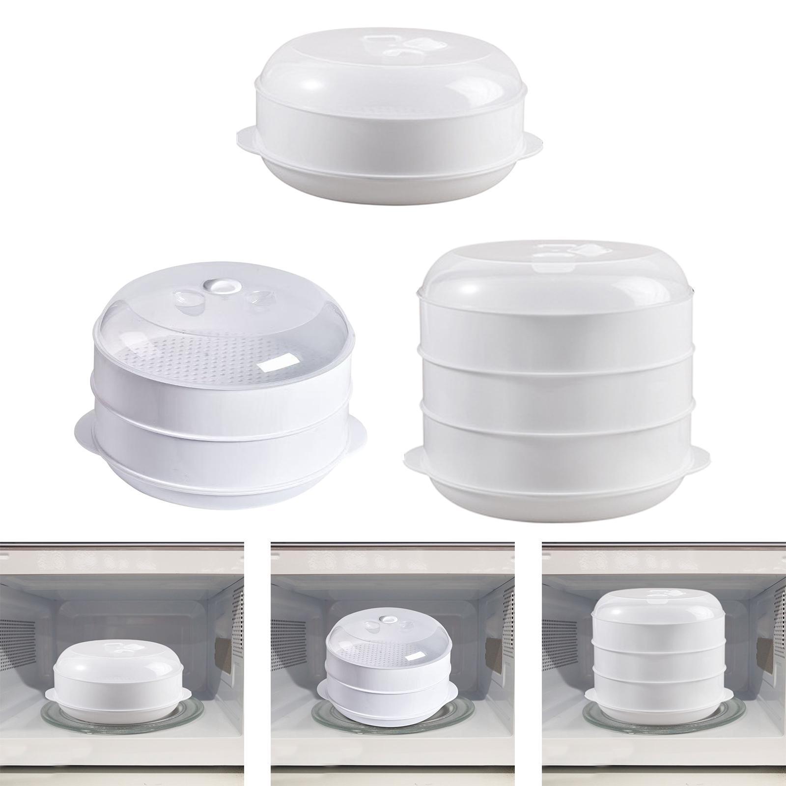 蒸し器、電子レンジ用野菜蒸し器、オイル不要のクイックミールプ - Meal Prep Veggie のレビューと価格