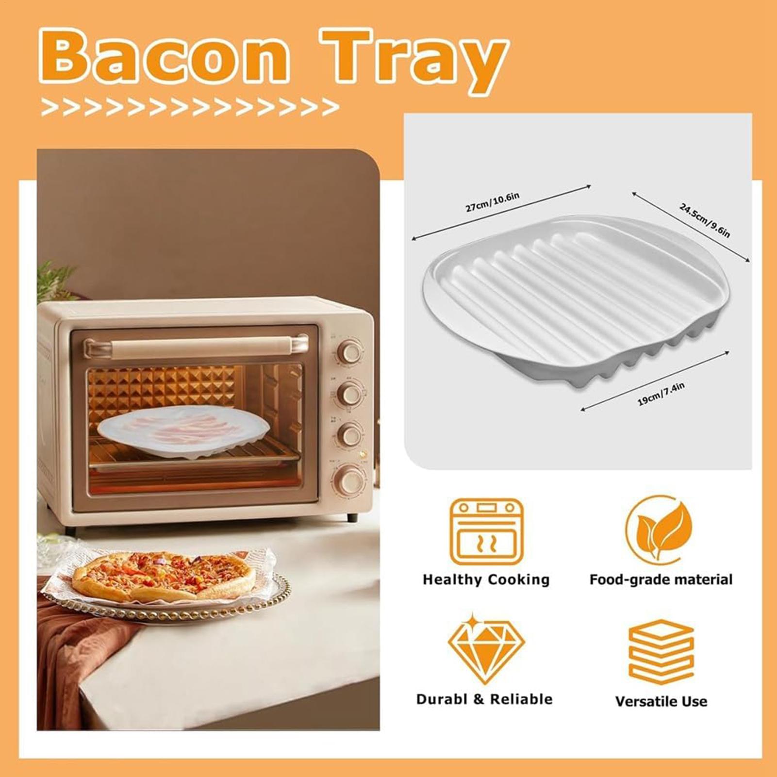 ベーコントレイ電子レンジ調理器カバー焦げ付き防止食品グレード - Meal Prep Hot Dogs のレビューと価格