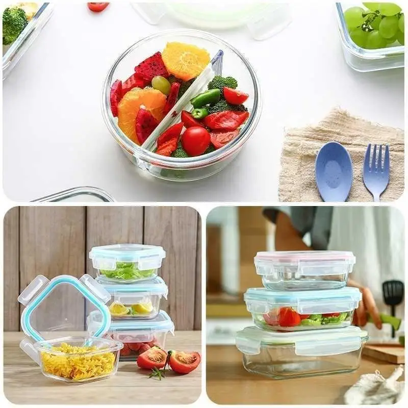 パイレックス電子レンジ対応ランチボックスクリスパーフルーツ収 - Glass Container Set のレビューと価格