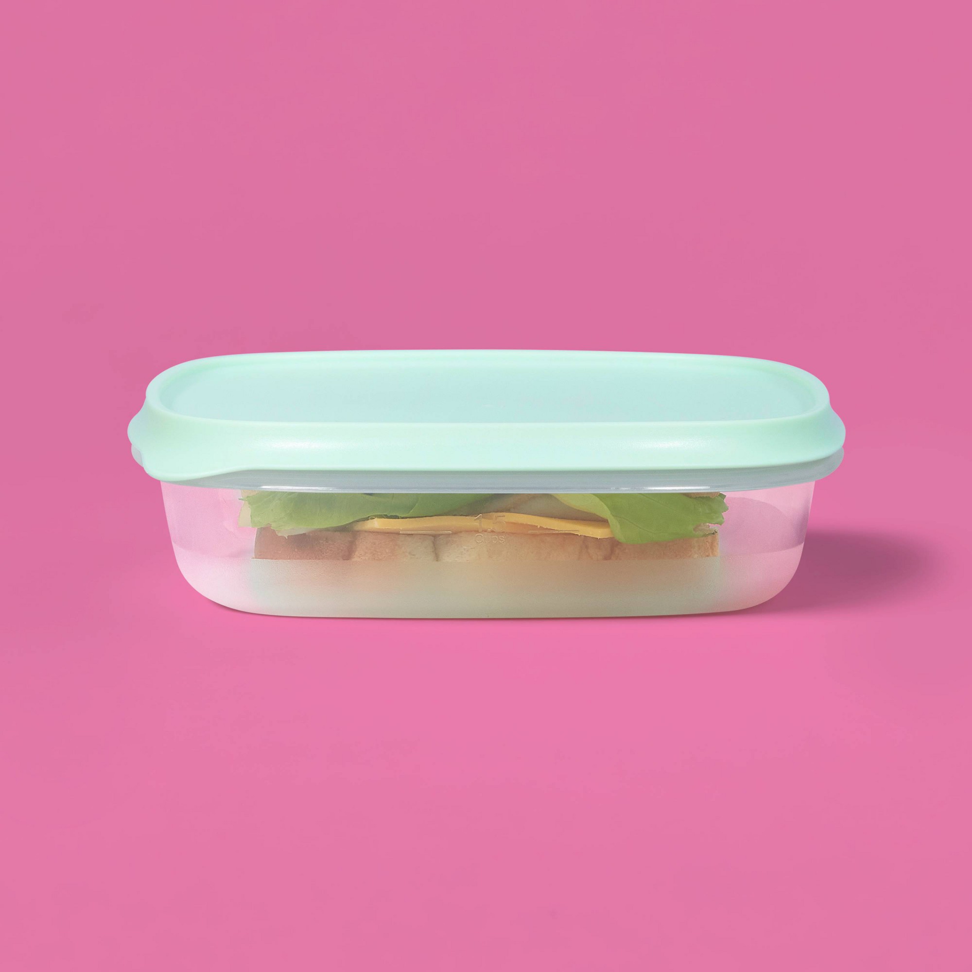 3立方インチの正方形食品保存容器、スナップ蓋付き、キッチン整 - Meal Prep Containers のレビューと価格