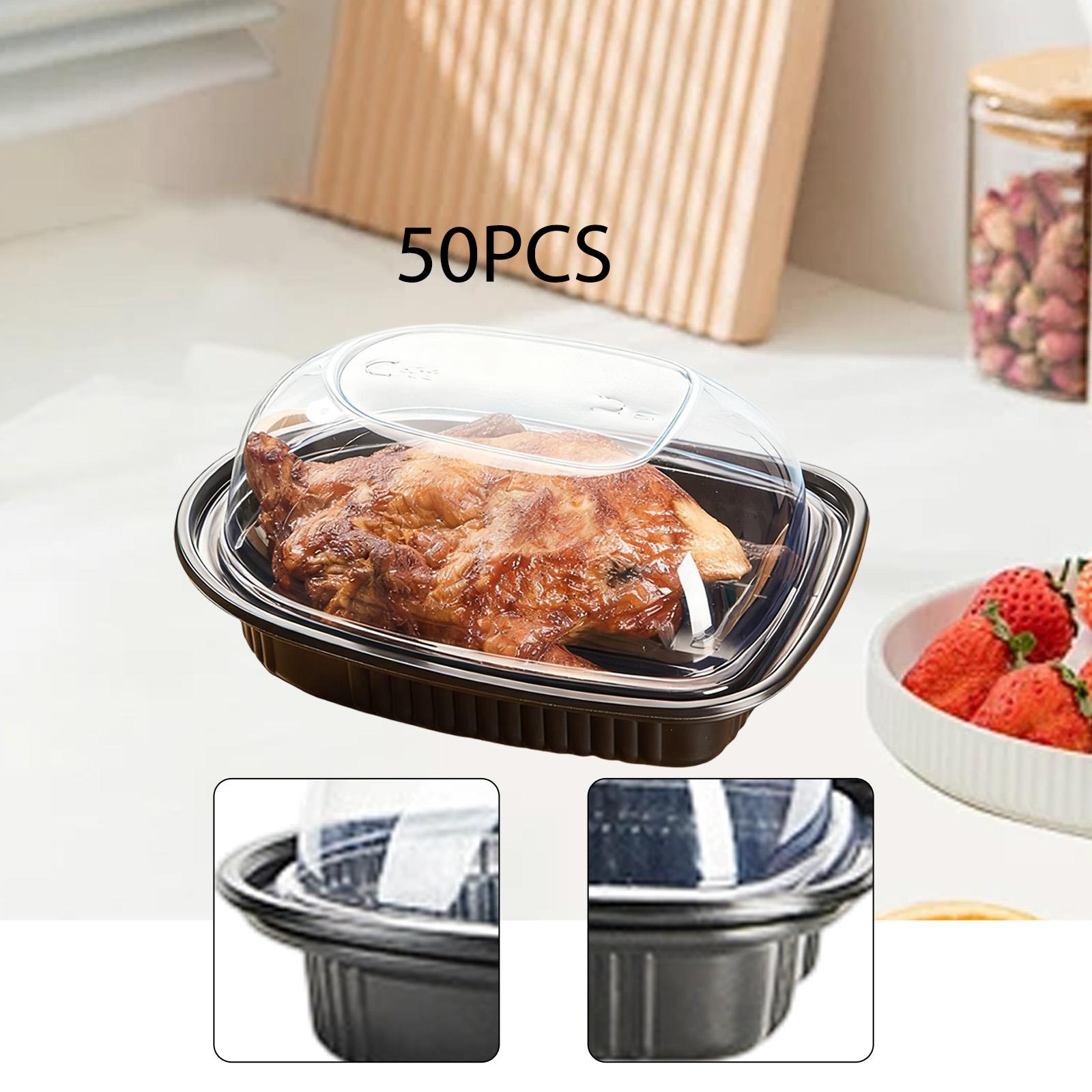 50個入り ロティサリーチキン用保存容器 保温・冷凍対応 ケ - Meal Prep With Chicken のレビューと価格