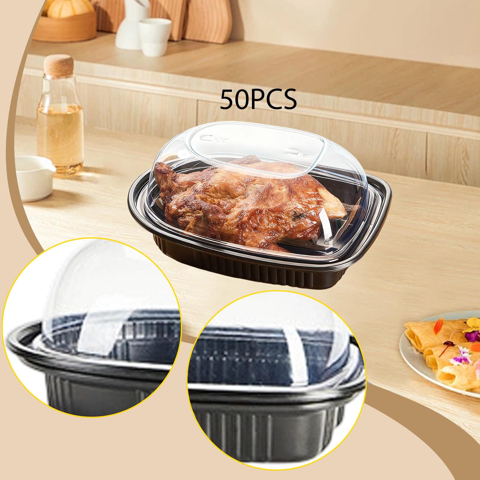 50個入り ロティサリーチキン用保存容器 保温・冷凍対応 ケ - Meal Prep With Chicken のレビューと価格