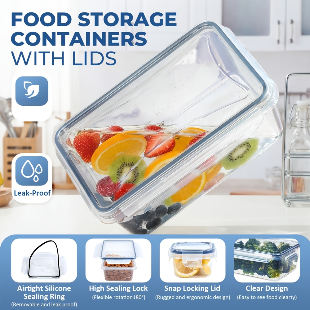 1個入り密閉食品保存容器（蓋付き）、漏れ防止弁当箱、電子レン - Meal Prep Containers のレビューと価格